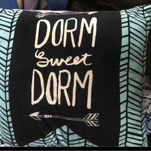 Dorm Sweet Dorm Throw Pillow